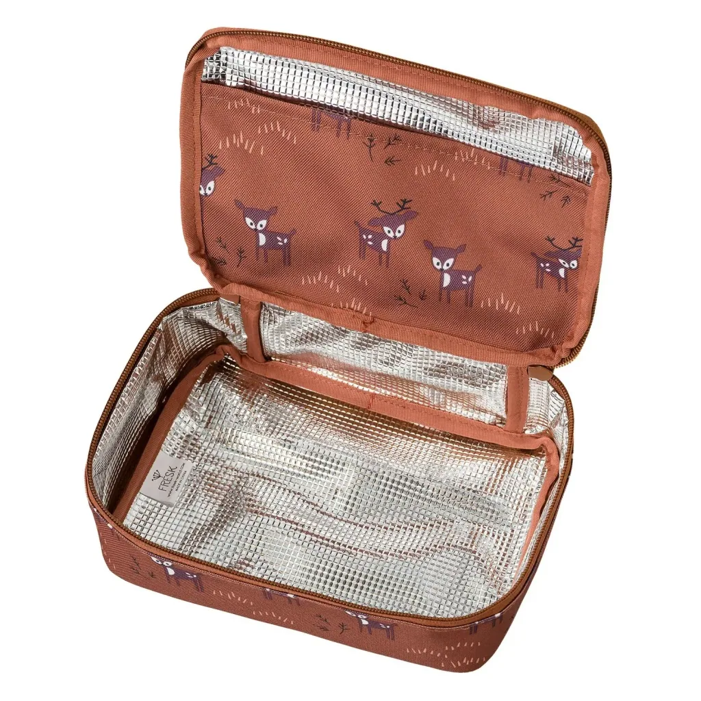 Fresk Kühltasche, Lunchbox, 24x15x7 cm, Farbe: Hirsch bernsteinbraun