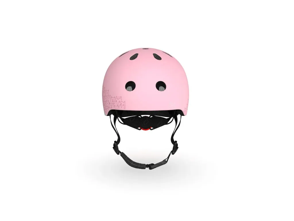 Scoot & Ride Reflective Helm, Roller Helm XXS-S, Farbe: rose