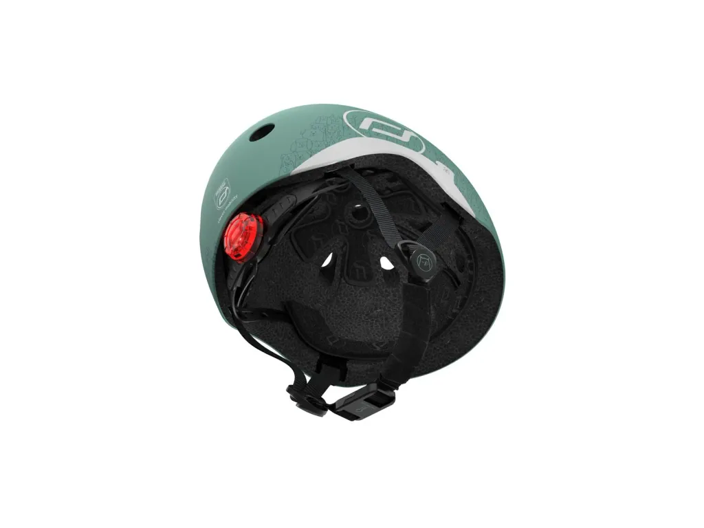 Scoot & Ride Reflective Helm, Roller Helm XXS-S, Farbe: Forest