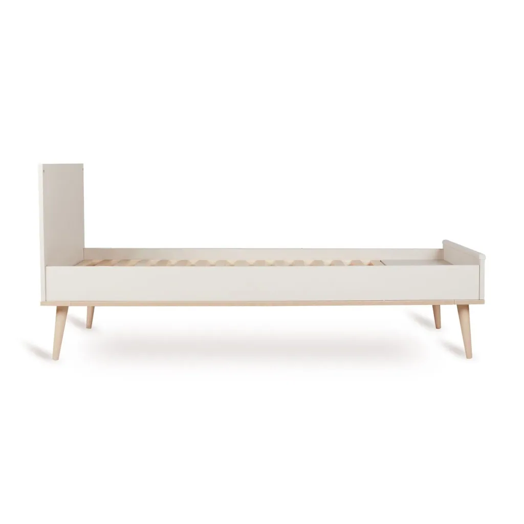 Quax Flow Junior Kit 170x70 cm | Umbauset für Flow Babybett zum Juniorbett | Mit Nachttisch & Bettgitter-Option, Farbe: Ton