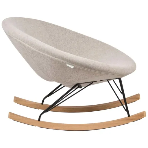 Quax Schaukelstuhl /Stillstuhl Schalensitz De Luxe sand