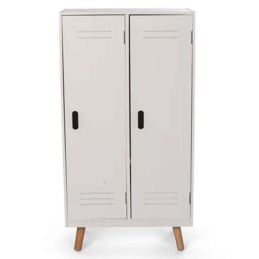 by Astrup Puppenkleiderschrank Holz weiss