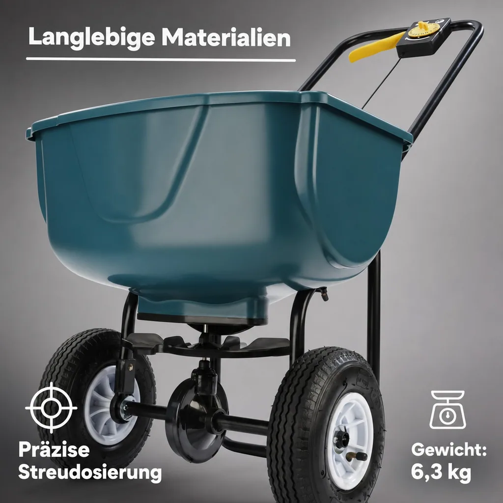 Streuwagen mit Mengen-Dosier-Regler, 27 l