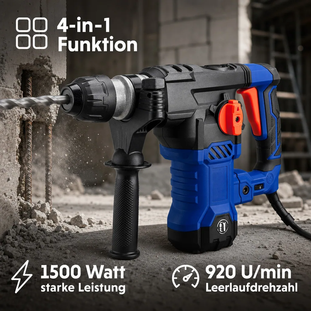 Bohr- und Meißelhammer 1500W