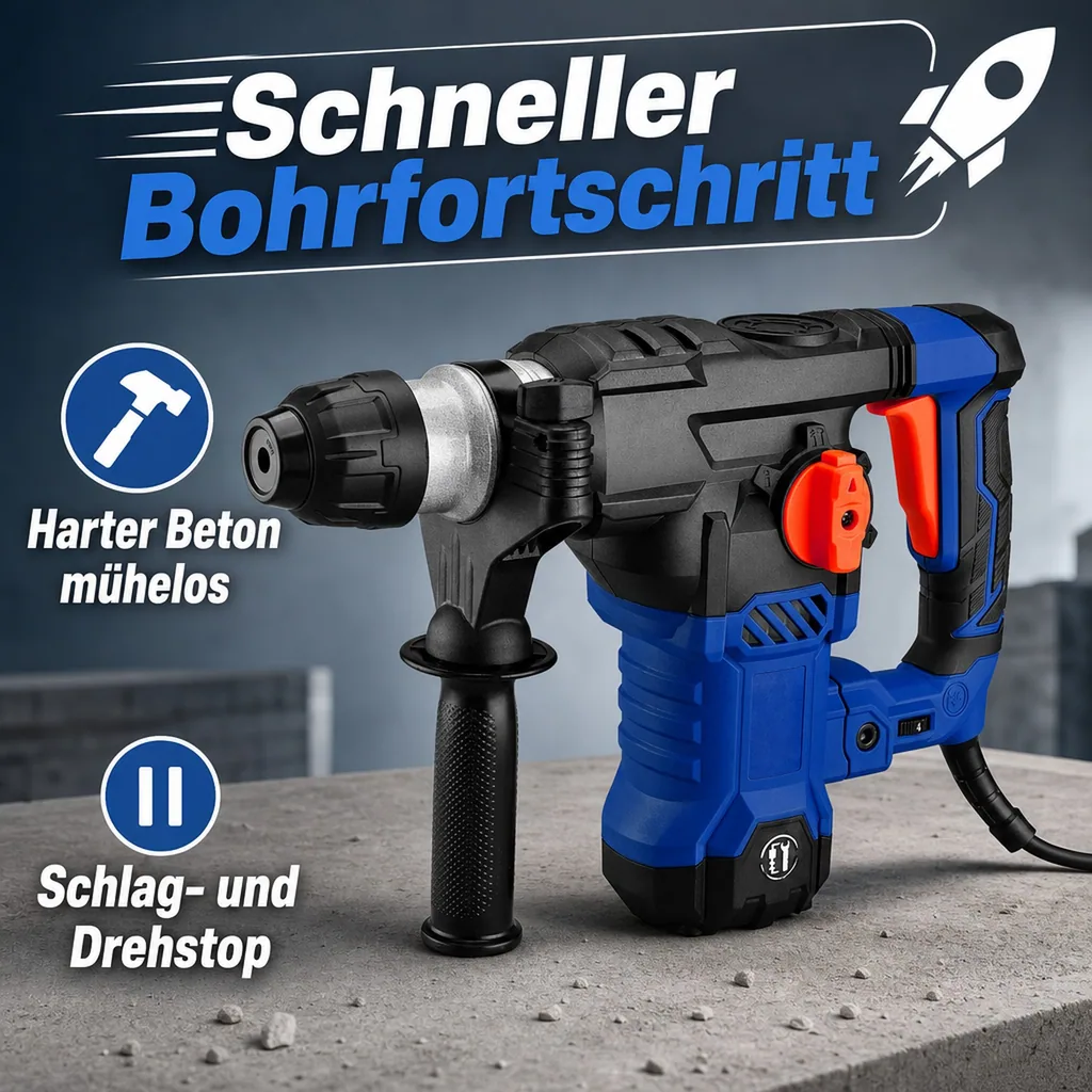 Bohr- und Meißelhammer 1500W