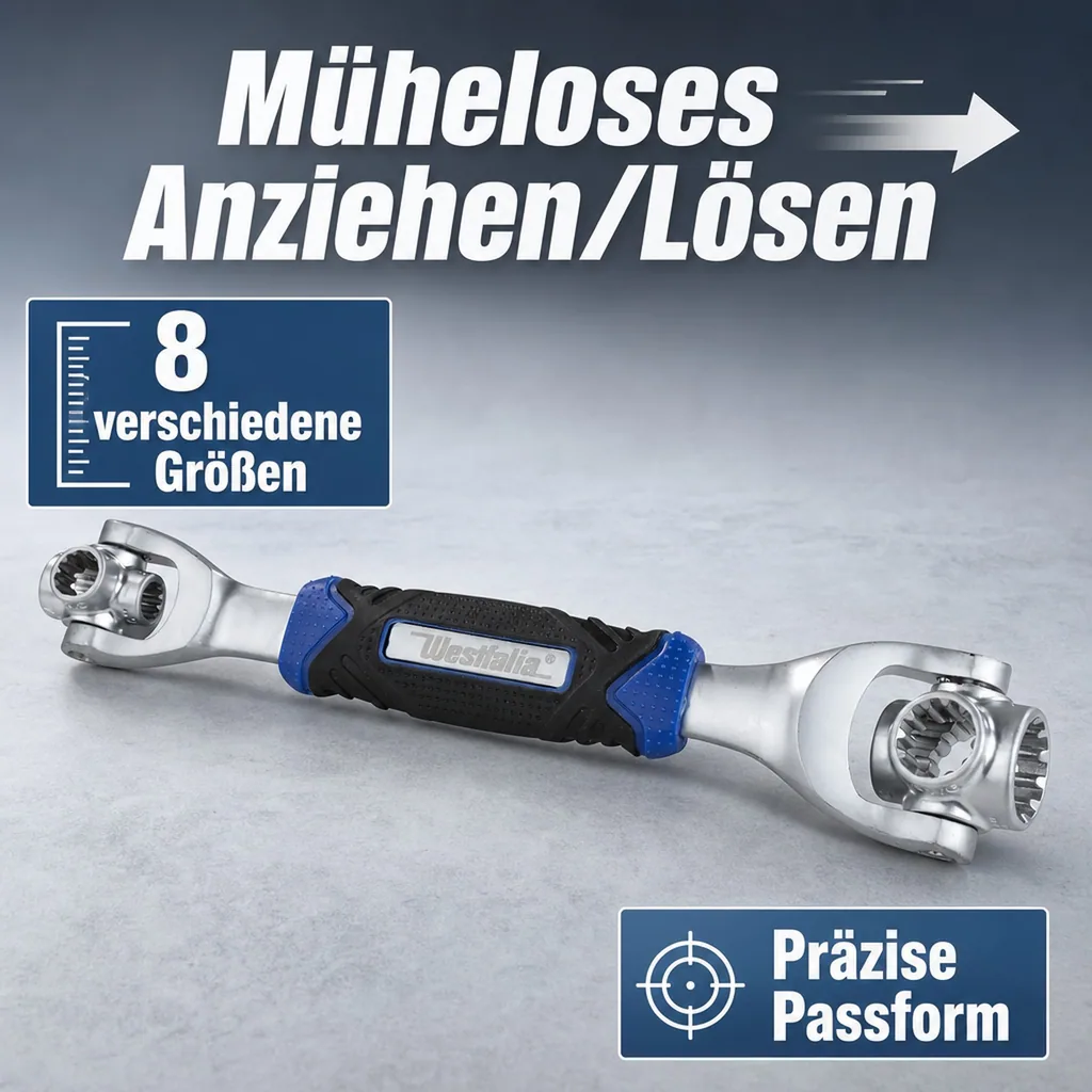 Universal Steckschlüssel 8 in 1