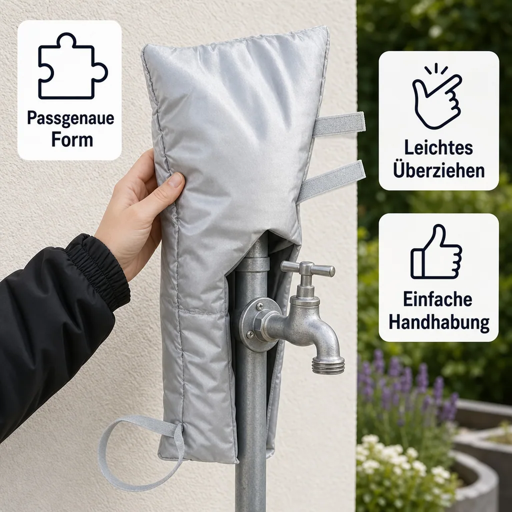 Wetterschutzhülle für Wasserzapfsäulen
