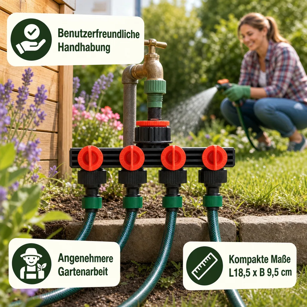 Wasserverteiler 4-fach