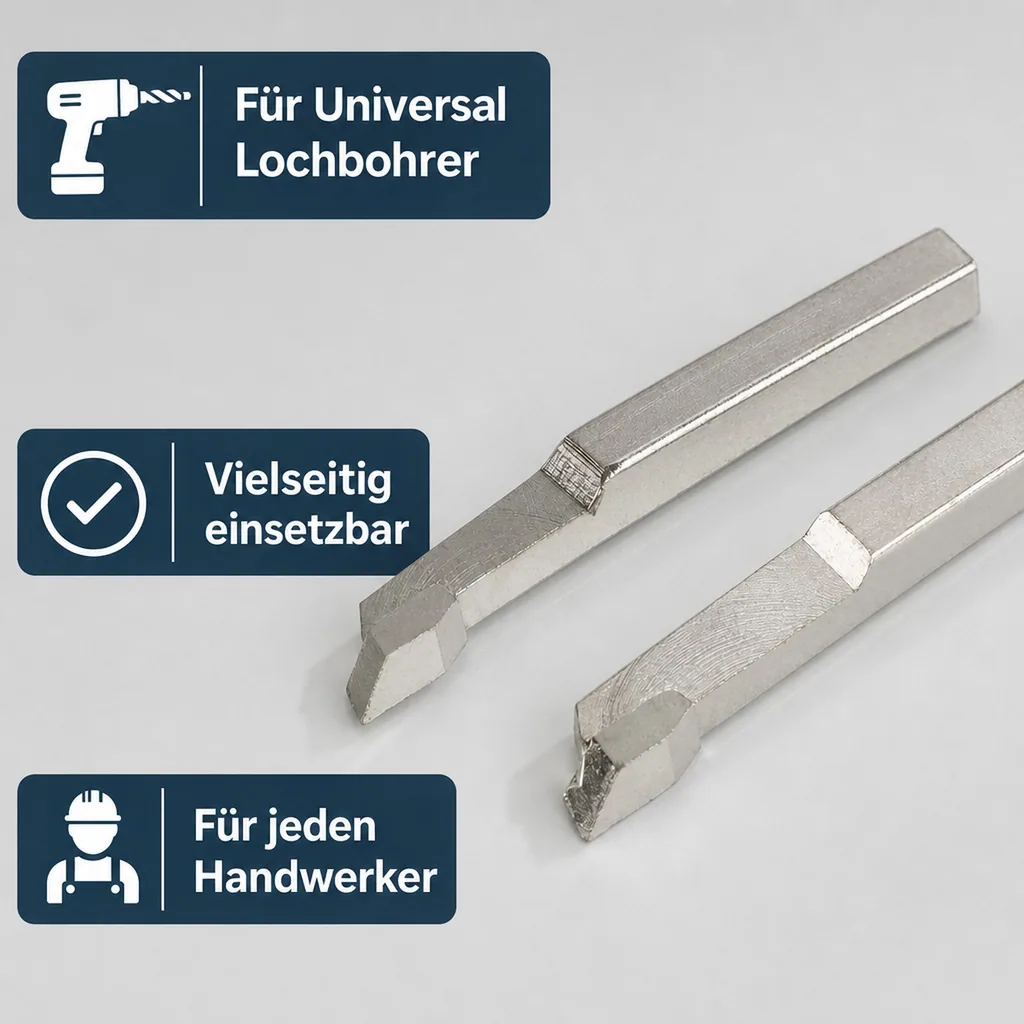 Zusatzmesser für Keramik, Fliesen, Stein, 2 Stück
