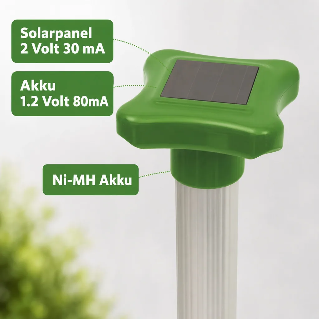 Solar Maulwurfabwehr Alu, 1 Stück