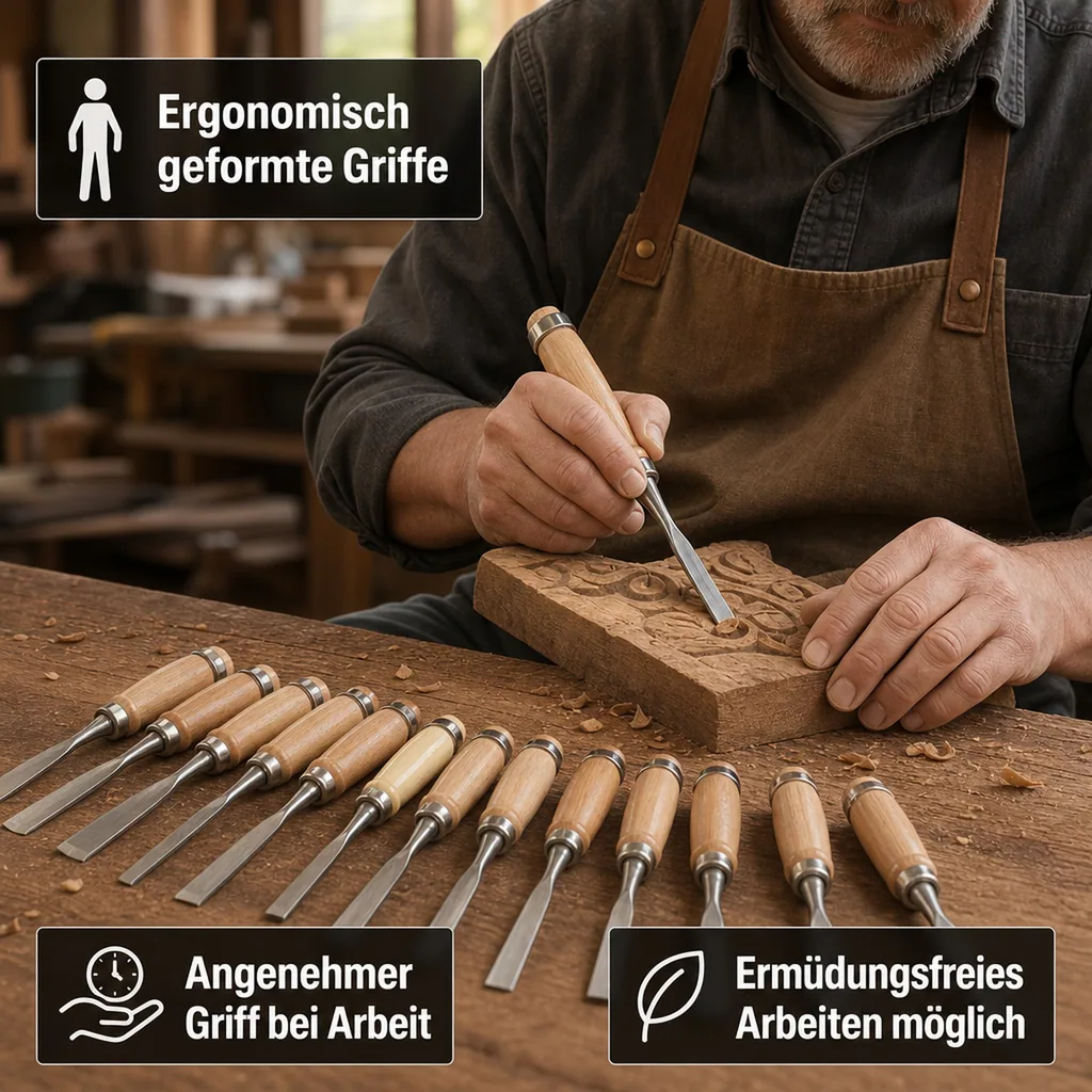 Schnitzgarnitur 12-teilig