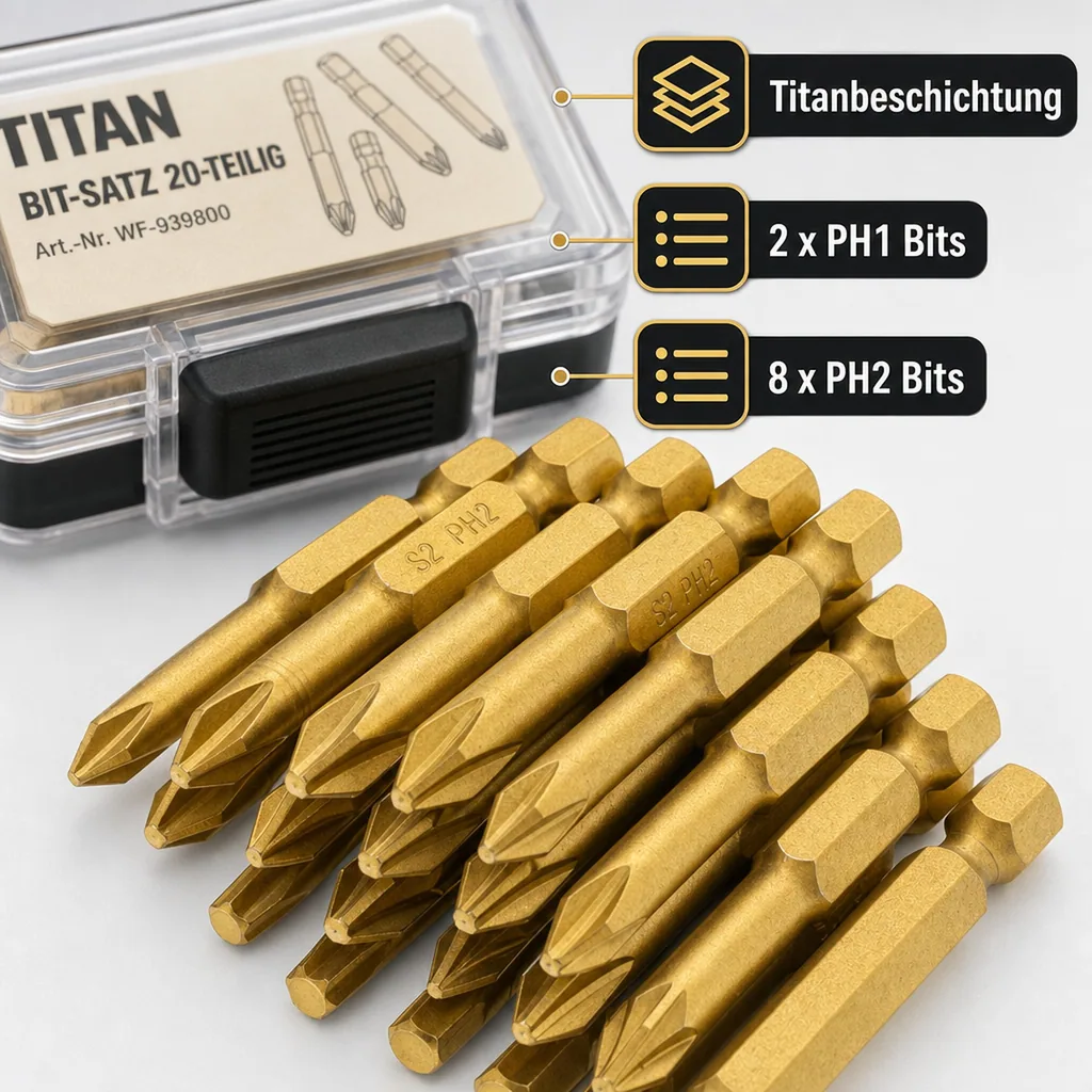 Titan Bit-Satz 20-teilig