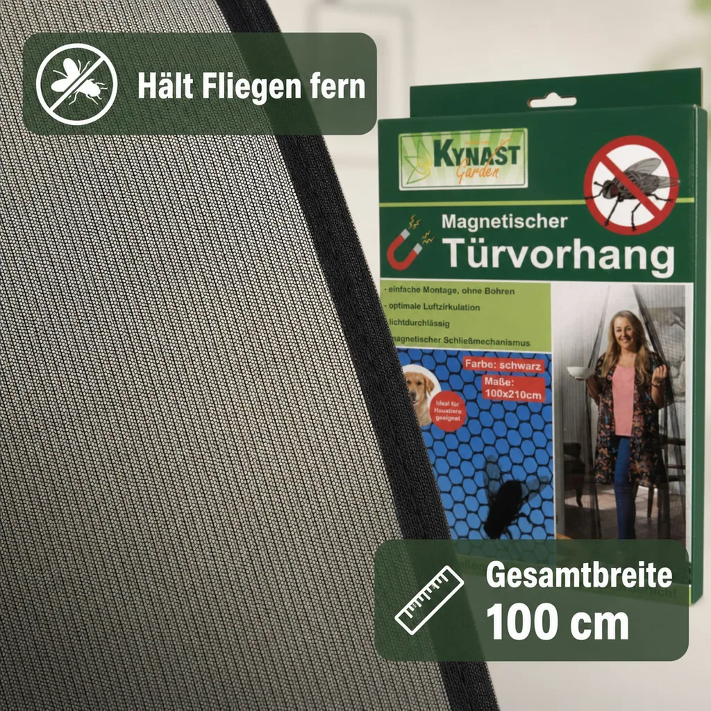 Fliegengitter Türvorhang, 100 x 210 cm