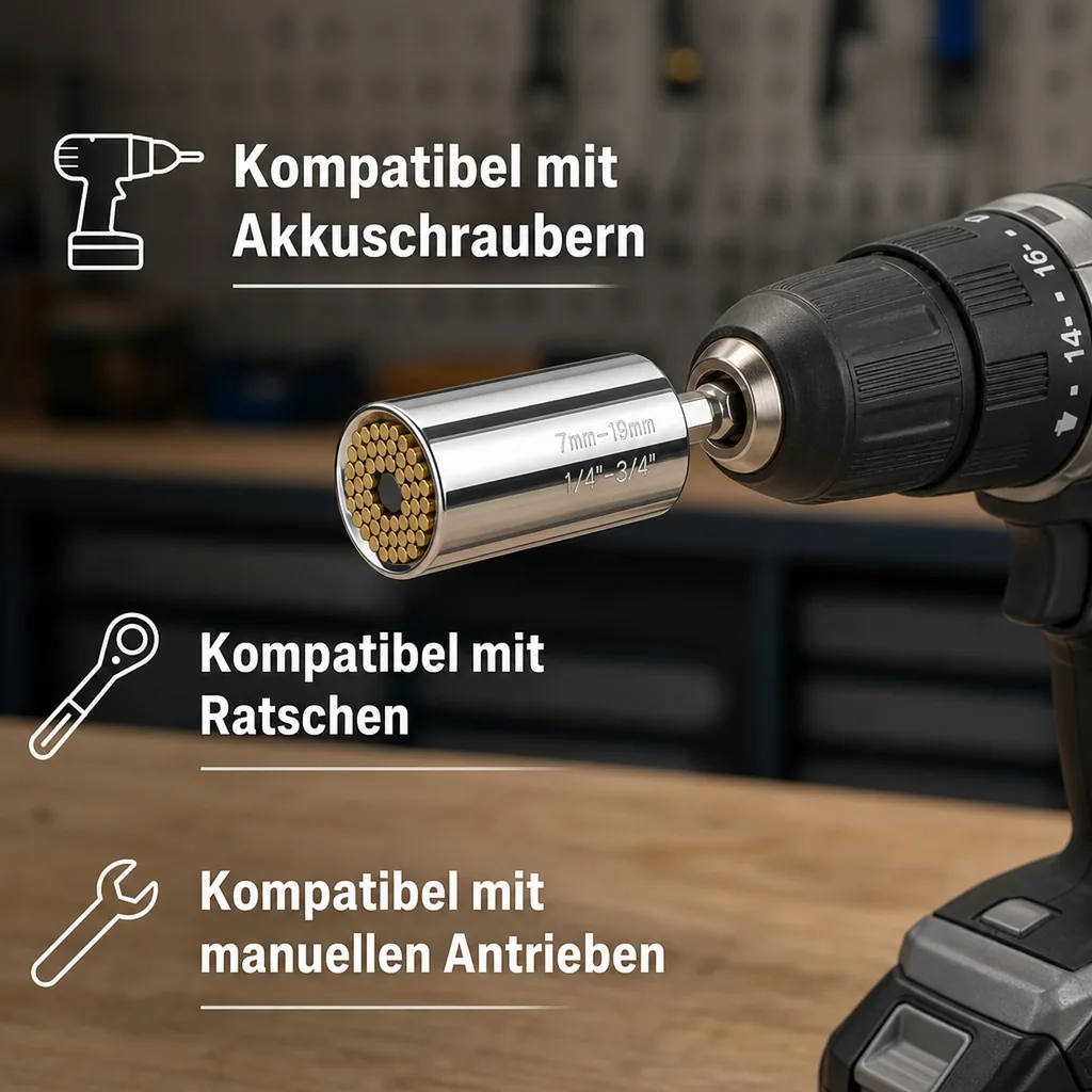 Universalnuss mit Titan Einsatz