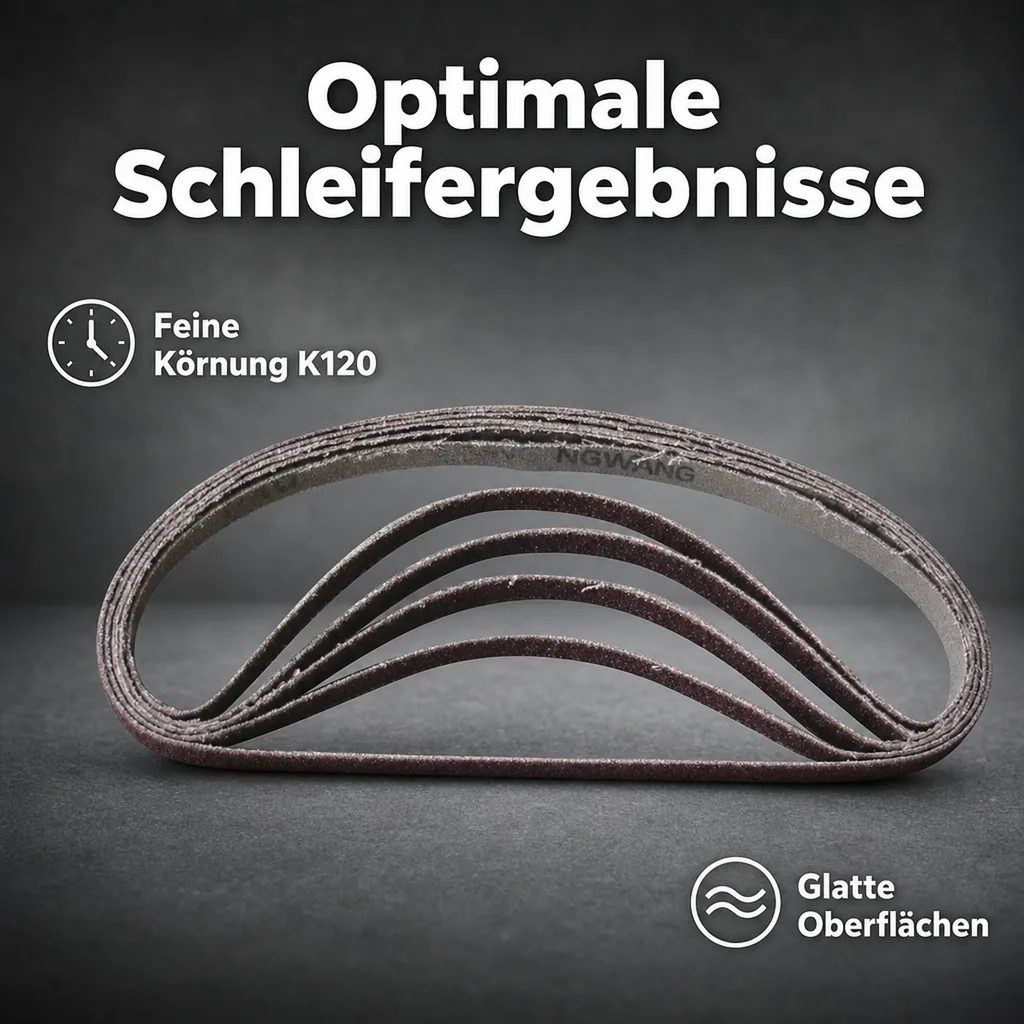 Schleifbänder 13 mm breit, K120