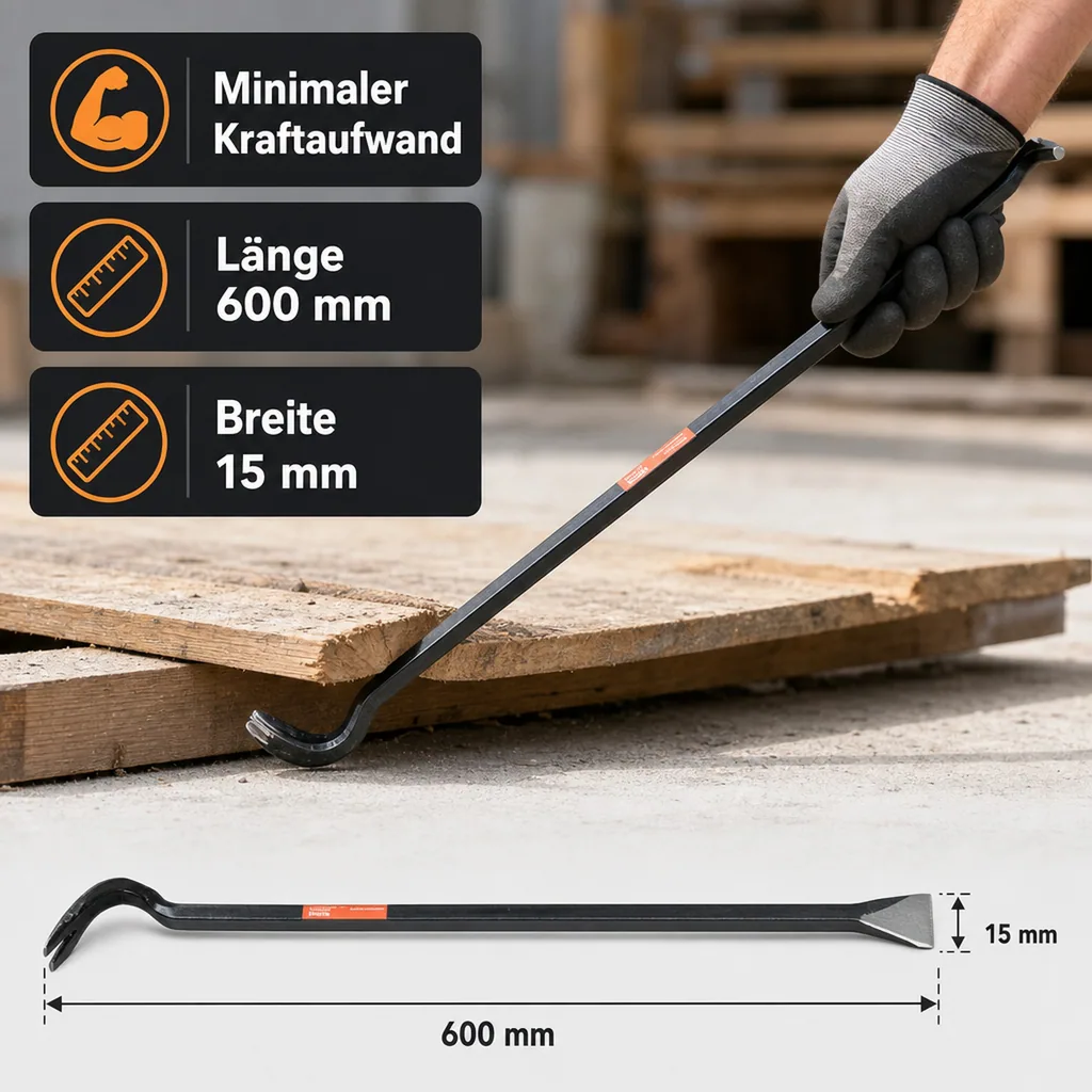 Nageleisen 600 x 15 mm