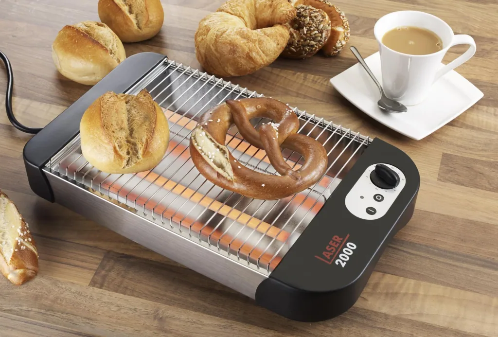 Brötchen- & Bretzelröster, 600 Watt - Flachtoaster - Toaster