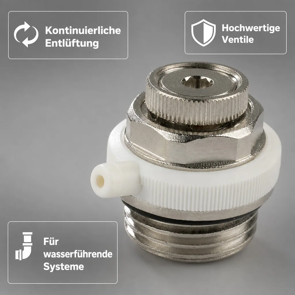Automatik - Heizkörperentlüfter 1/2 , 2 Stück