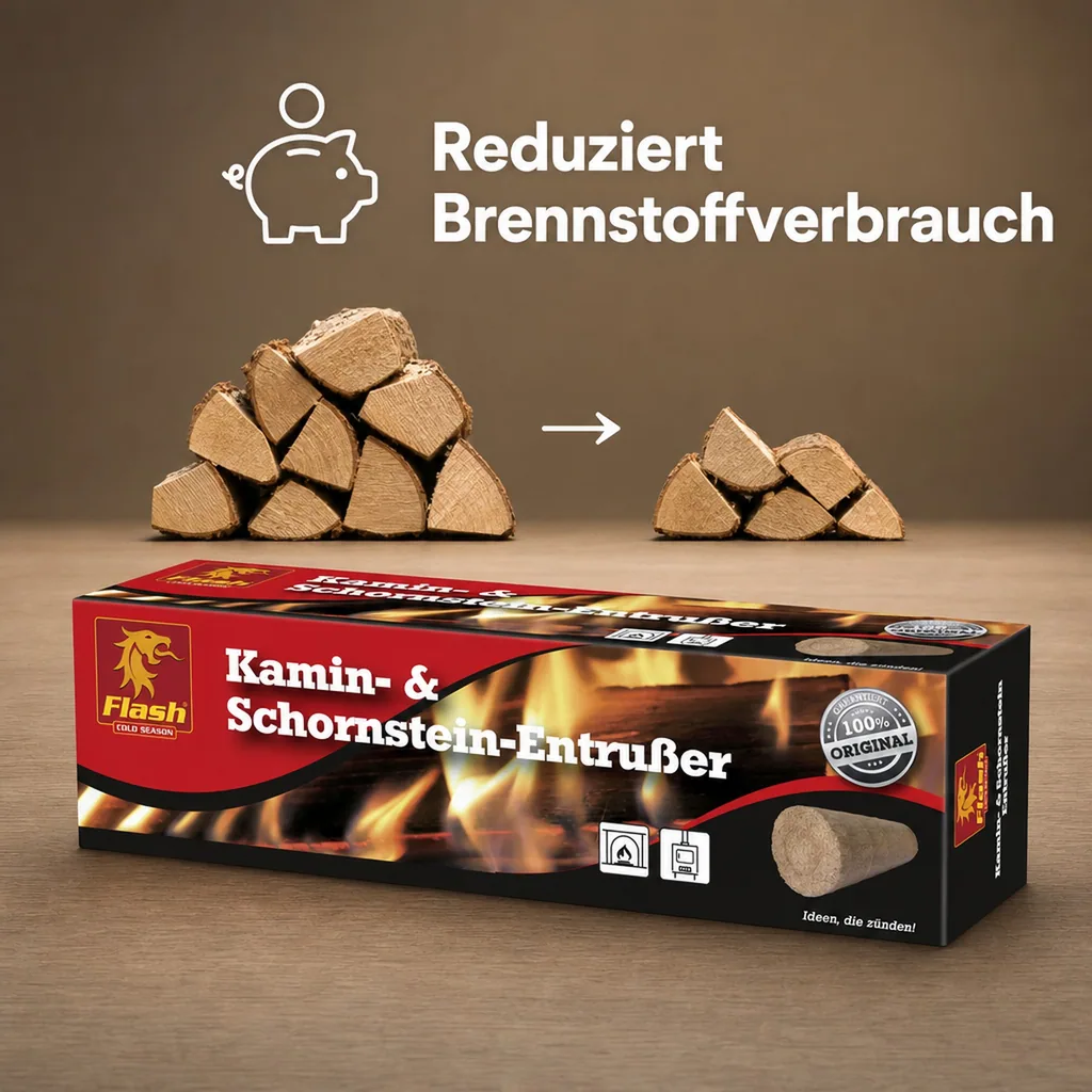 Kamin-/ Schornstein - Entrußer, einfach, sauber und bequem