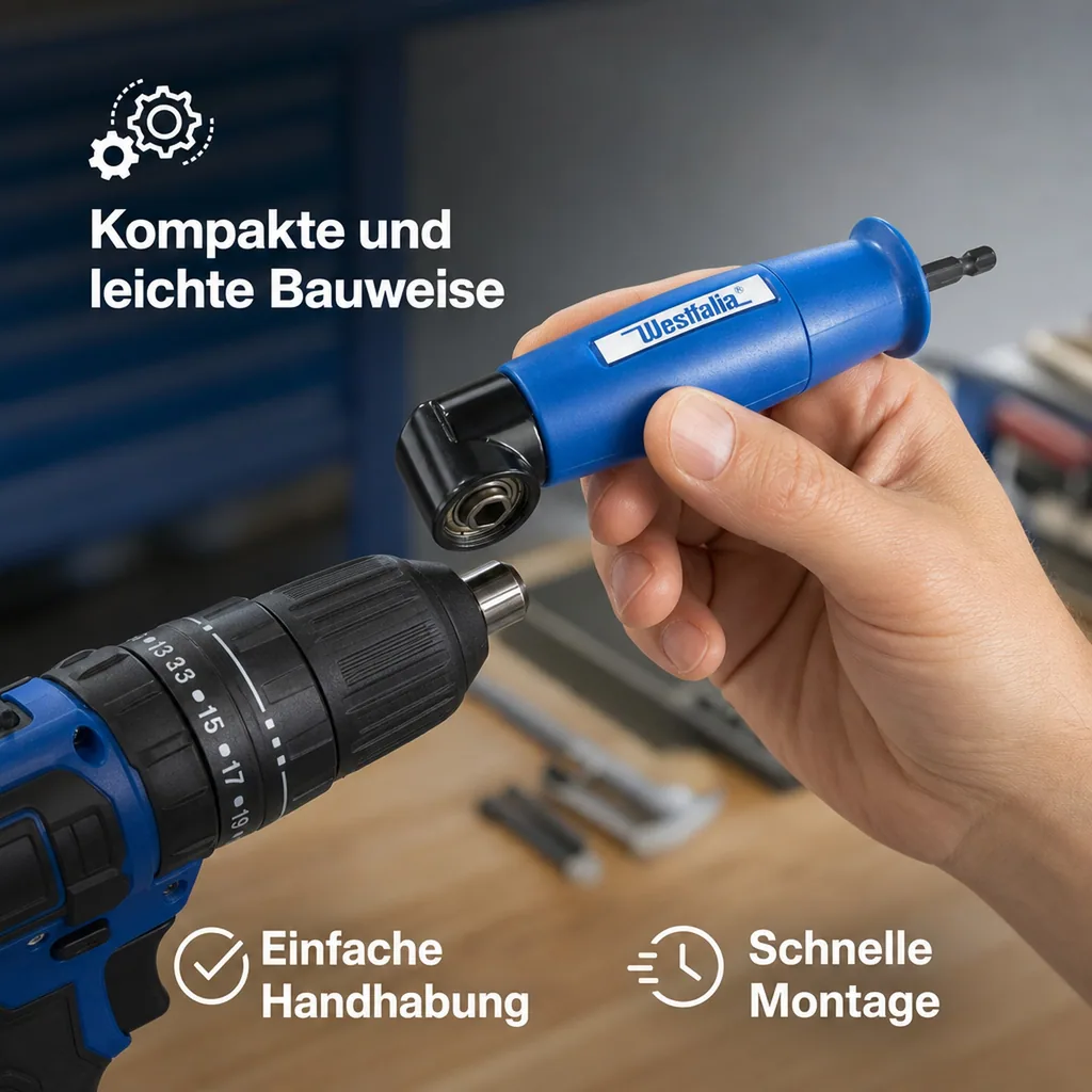 Winkelschraub- und Bohraufsatz 90°