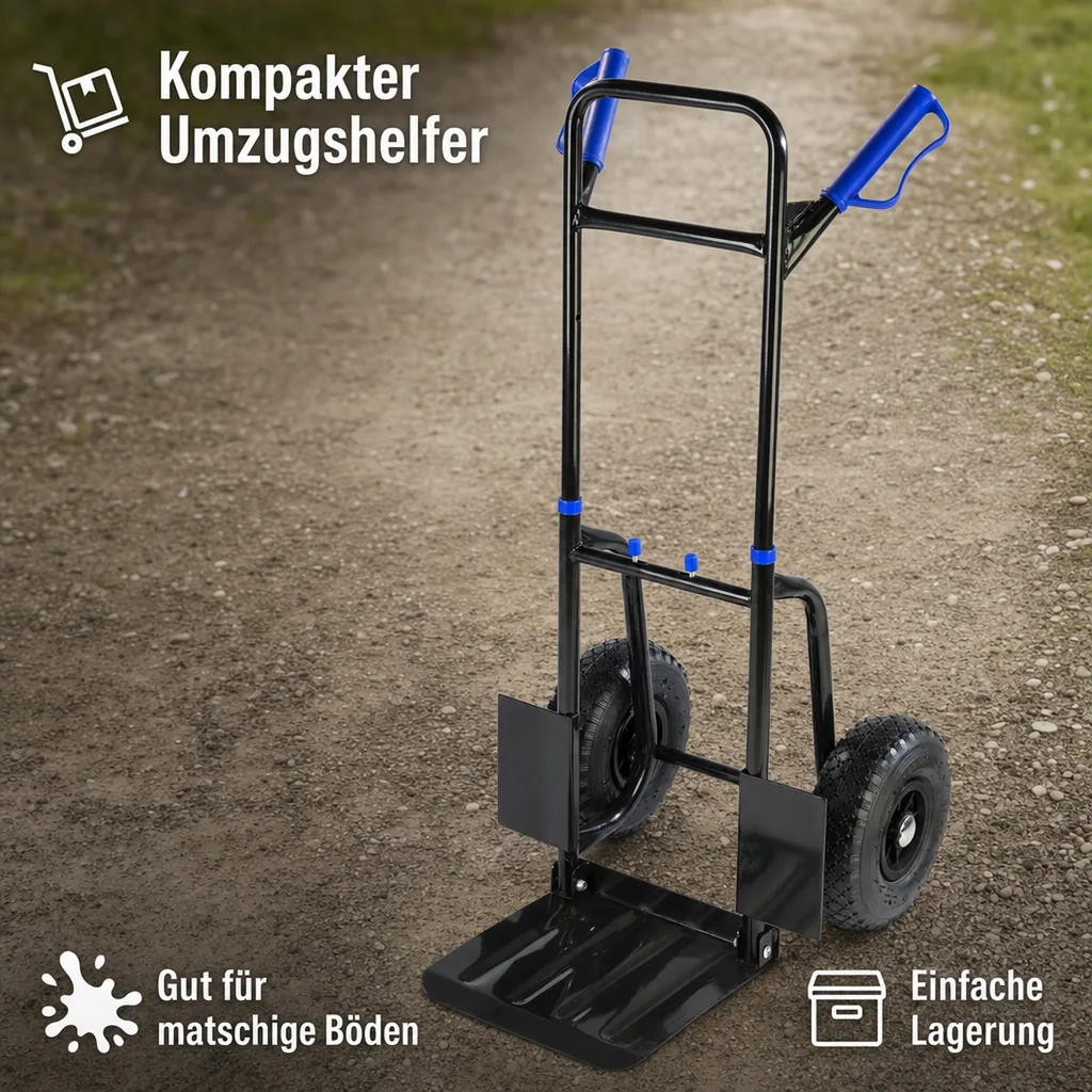 Sackkarre kompakt, klappbar, 200 kg Tragkraft