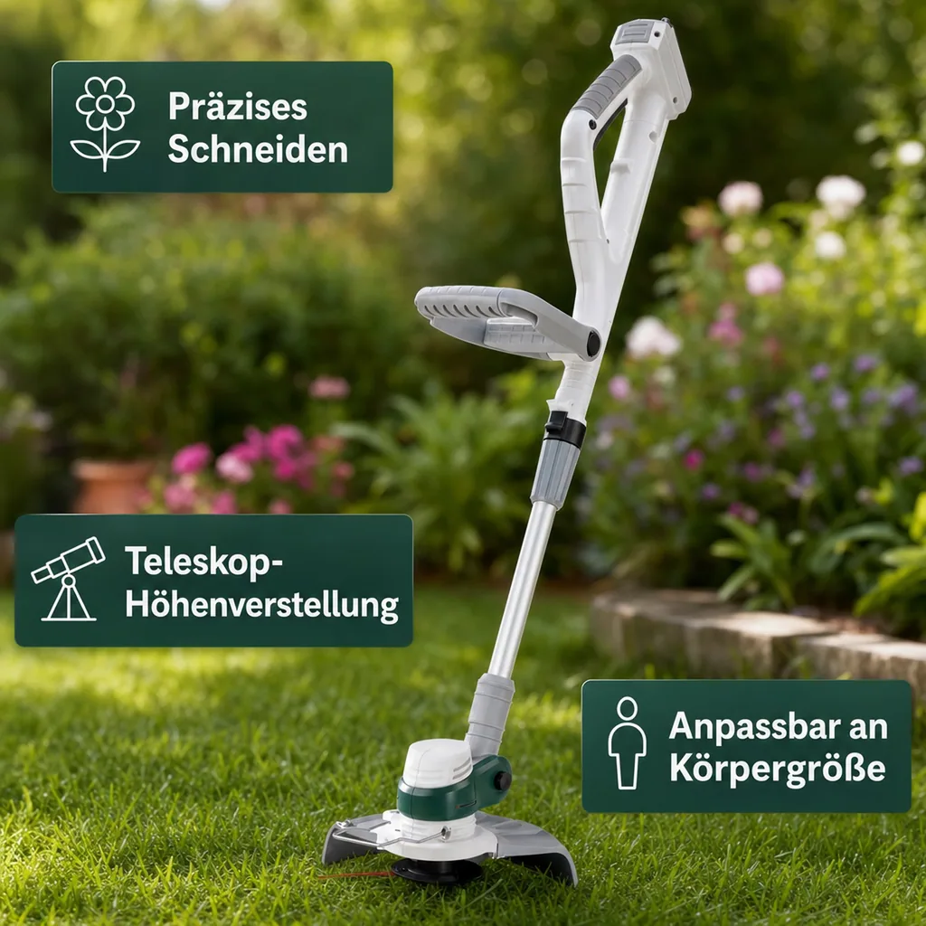Akku-Rasentrimmer GM LI-2020/40 mit 20 Volt Lithium Ionen Akku