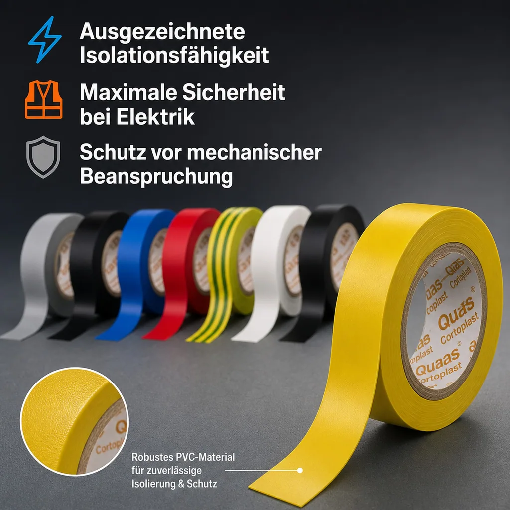 Kunststoff Isolierbänder 10 x 10 m