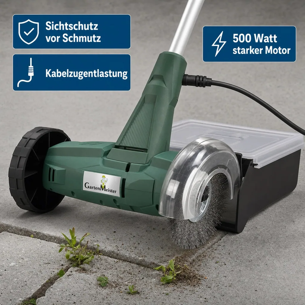 2in1 Fugen-Power-Fräse mit Fangbox