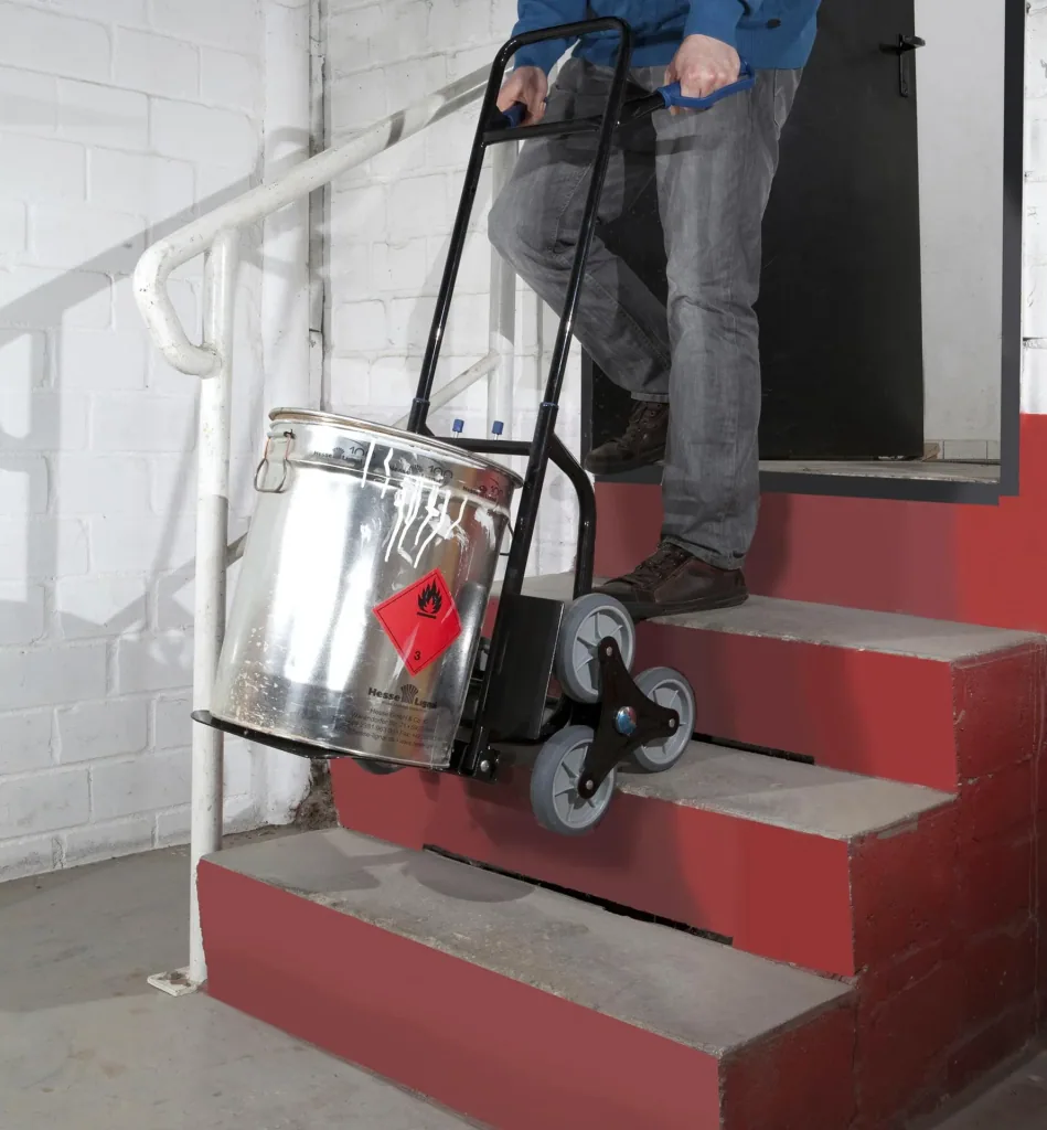 Treppen-Sackkarre klappbar, 120 kg Tragkraft