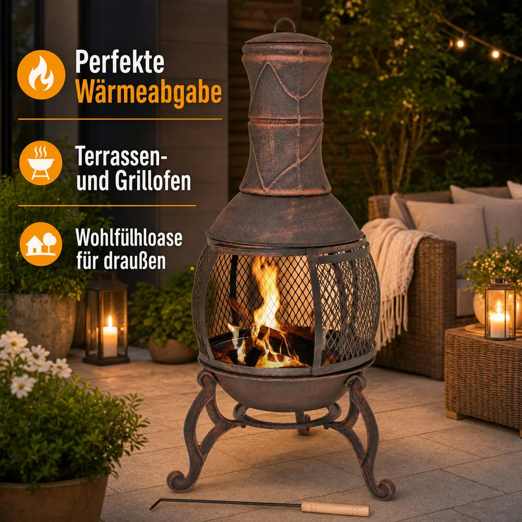Terrassen- und Grillofen