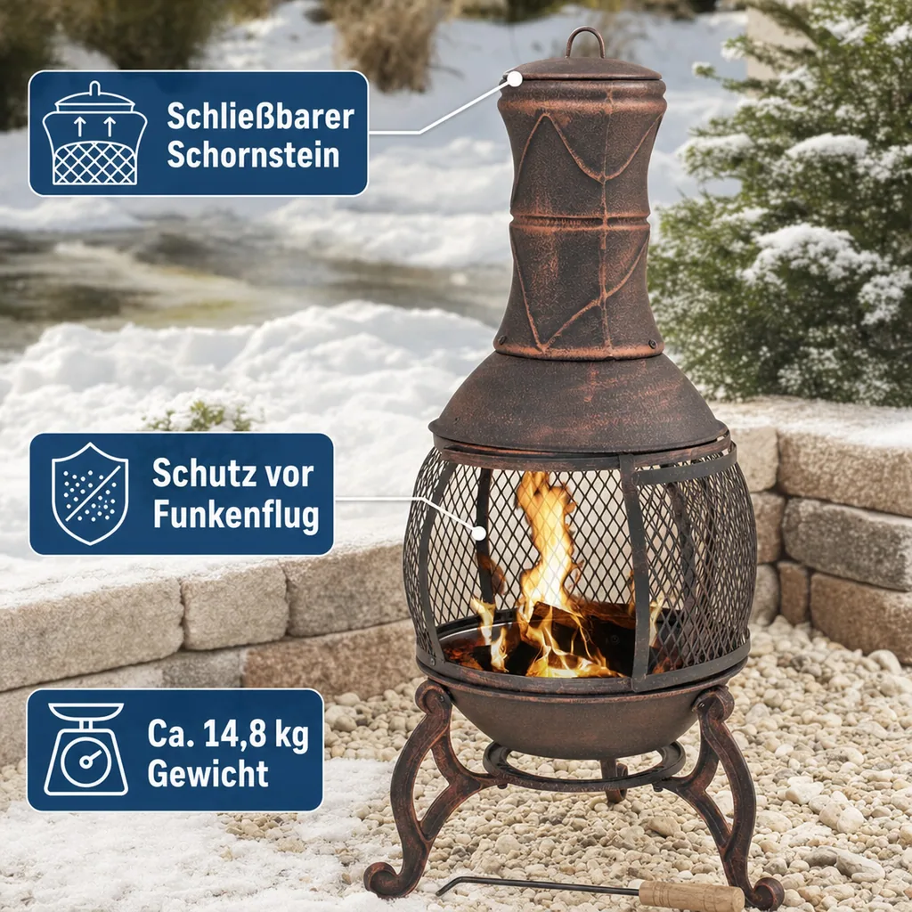 Terrassen- und Grillofen