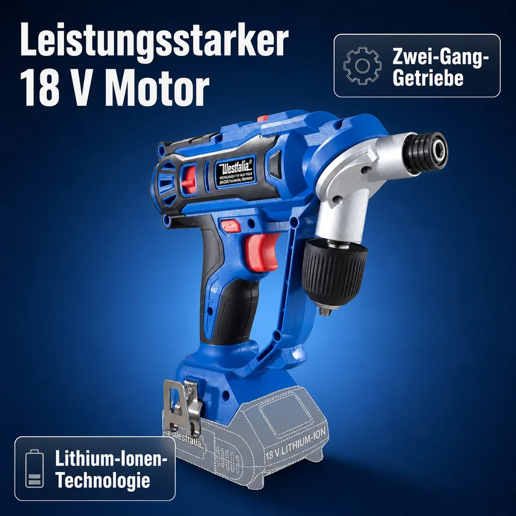 Accu-Twin Bohrer 18 V Li-Ion ATD18 (Ohne Akku und Ladegerät)