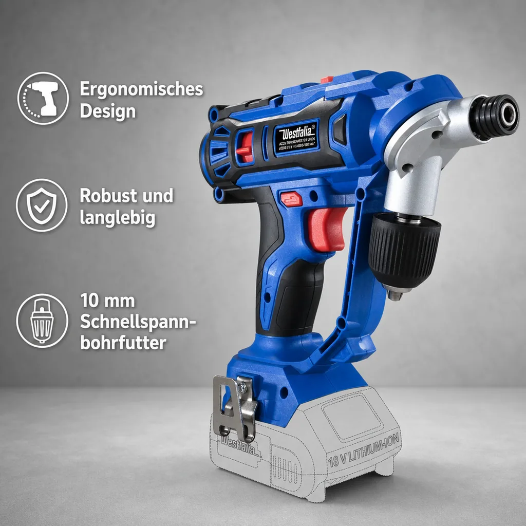 Accu-Twin Bohrer 18 V Li-Ion ATD18 (Ohne Akku und Ladegerät)