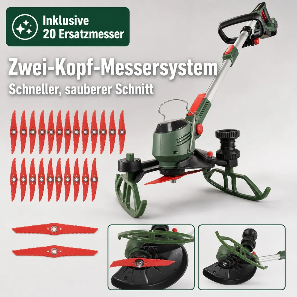 Akku-Trimmer "5in1 X-Slider", 18 Volt (Ohne Akku und Ladegerät)