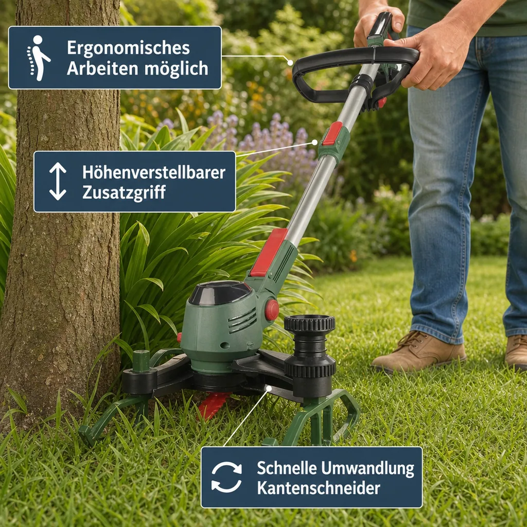 Akku-Trimmer "5in1 X-Slider", 18 Volt (Ohne Akku und Ladegerät)