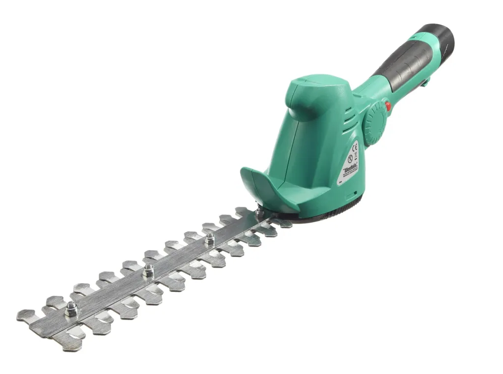 4in1 Akku Gras- & Strauchscheren Set, 10,8 Volt mit Fahrstock