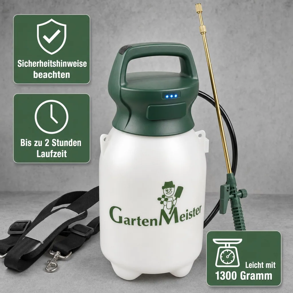 Akku-Sprühgerät Li-Ionen 8 Liter "GM ASL 8"