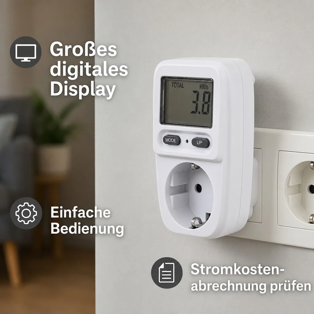 Digitaler Energiekostenmesser