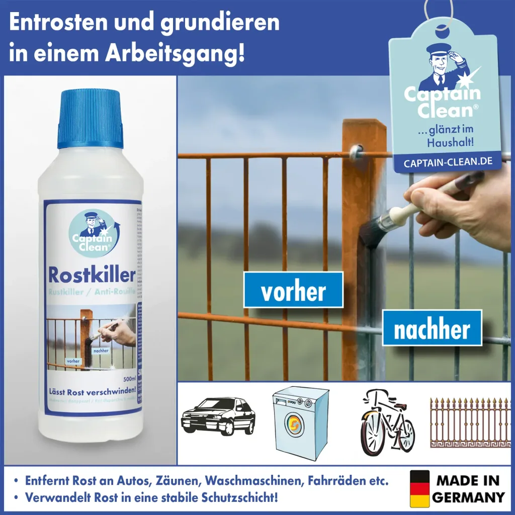 Captain Clean Rostkiller, 500 ml