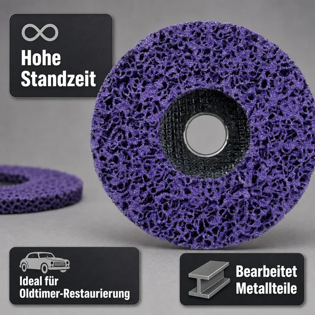 CSD Vlies-Schleifscheibe 125 mm 1 Stück lila