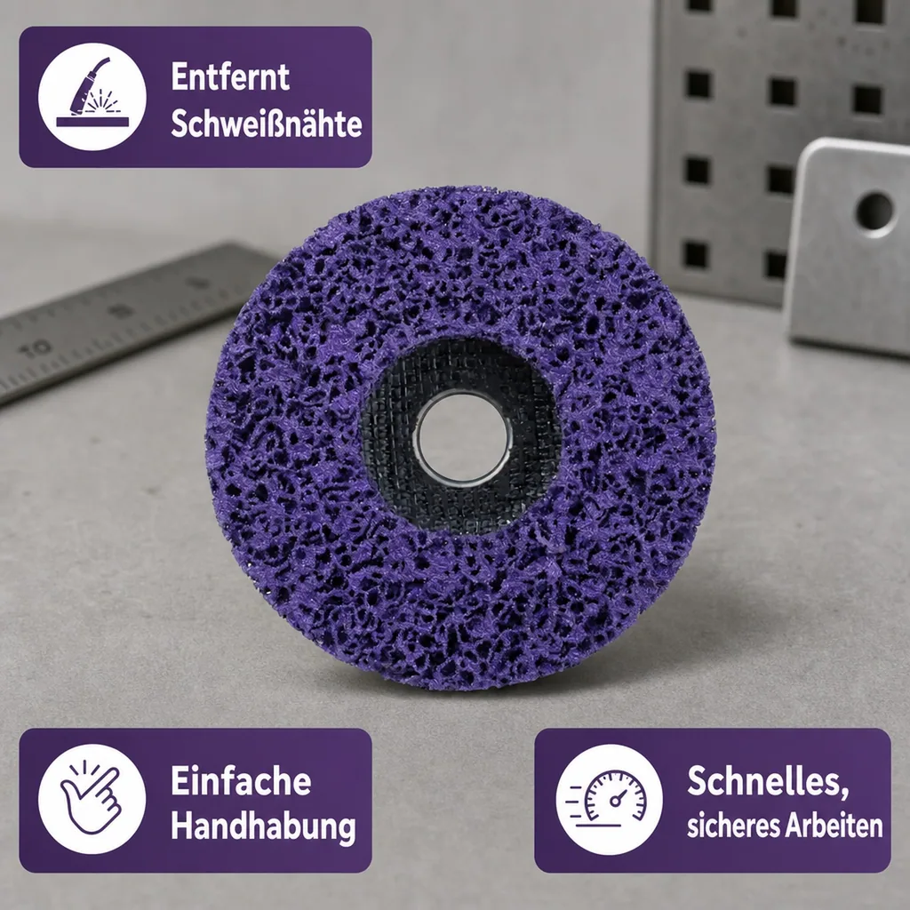 CSD Vlies-Schleifscheibe 125 mm 1 Stück lila