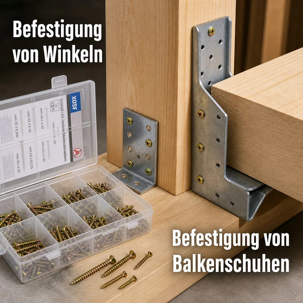 Mehrzweckschrauben-Sortiment, 120-tlg.