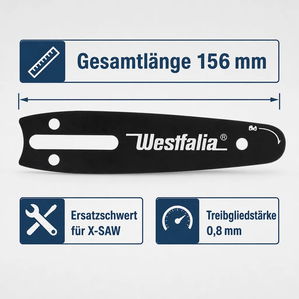 Ersatz-Sägekettenschwert zu X-SAW