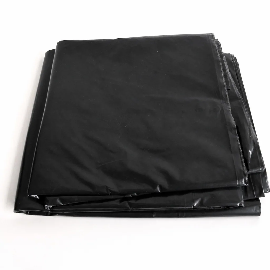 Bauplane, extra schwer, schwarz, gefaltet, 4m x 5m, 20m²