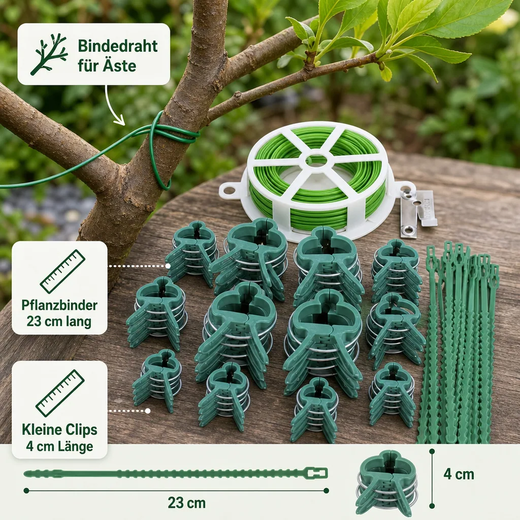 Pflanzen Clips Mega Set 61 tlg.
