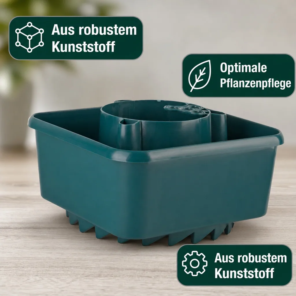 Pflanzgefäß mit Wasserspeicher