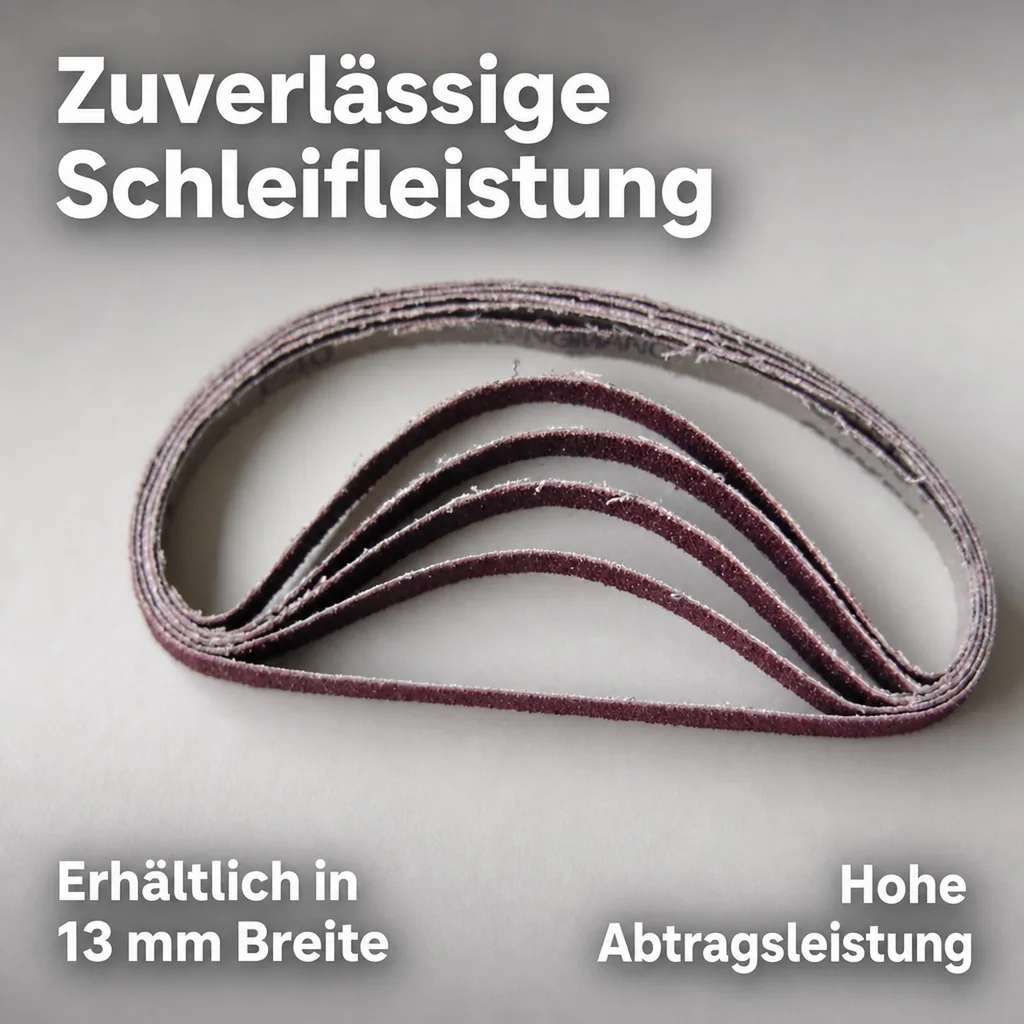 Schleifbänder 8 mm breit, K120