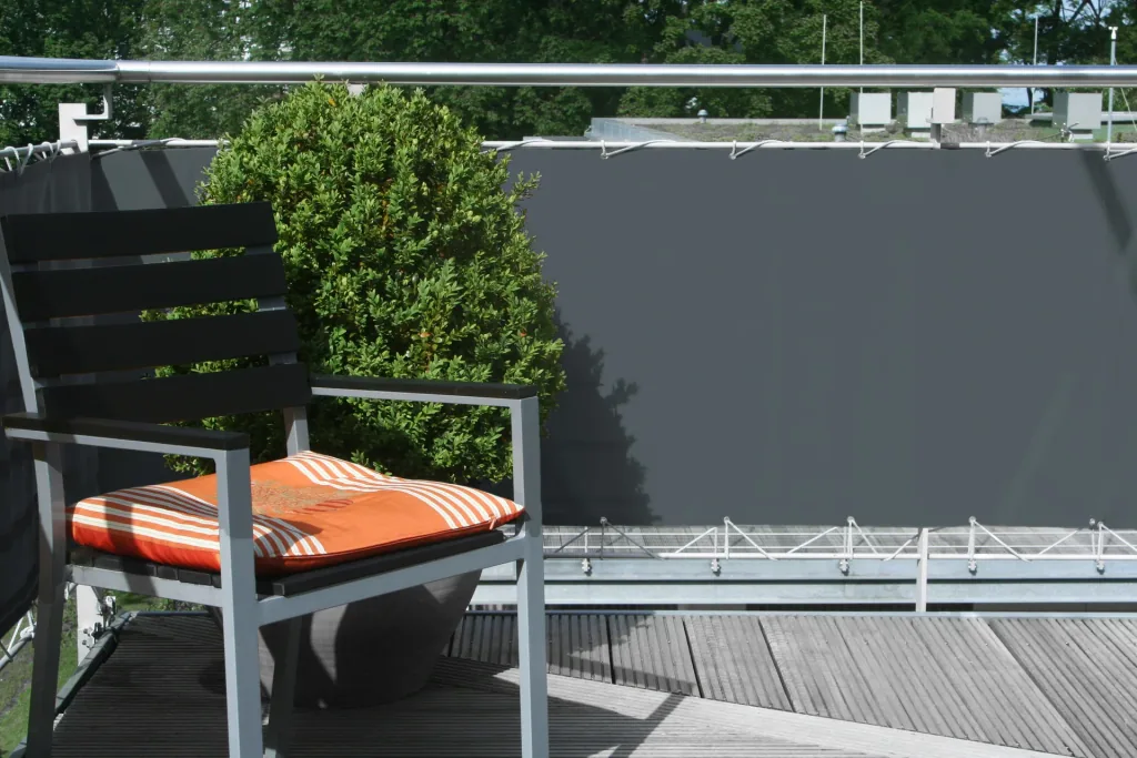 Balkonverkleidung, anthrazit, 90 x 300 cm