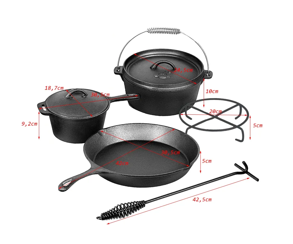 Dutch Oven Set 5-tlg.