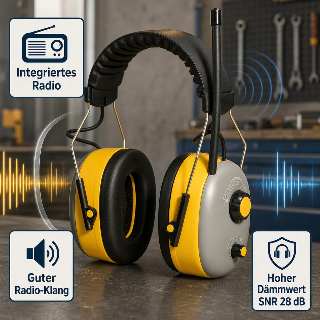 Gehörschutz mit FM-Radio